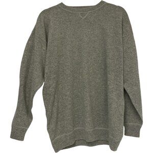 Vintage Della Spiga Womens Sweater Medium M Pullover Gray 100% Cashmere CrewNeck